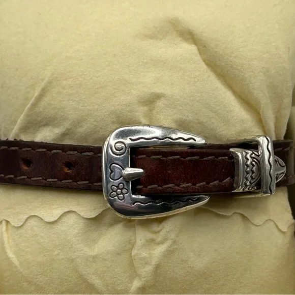 Brighton “Harmony Bandit” Brown Leather Band Bracelet - Picture 4 of 10